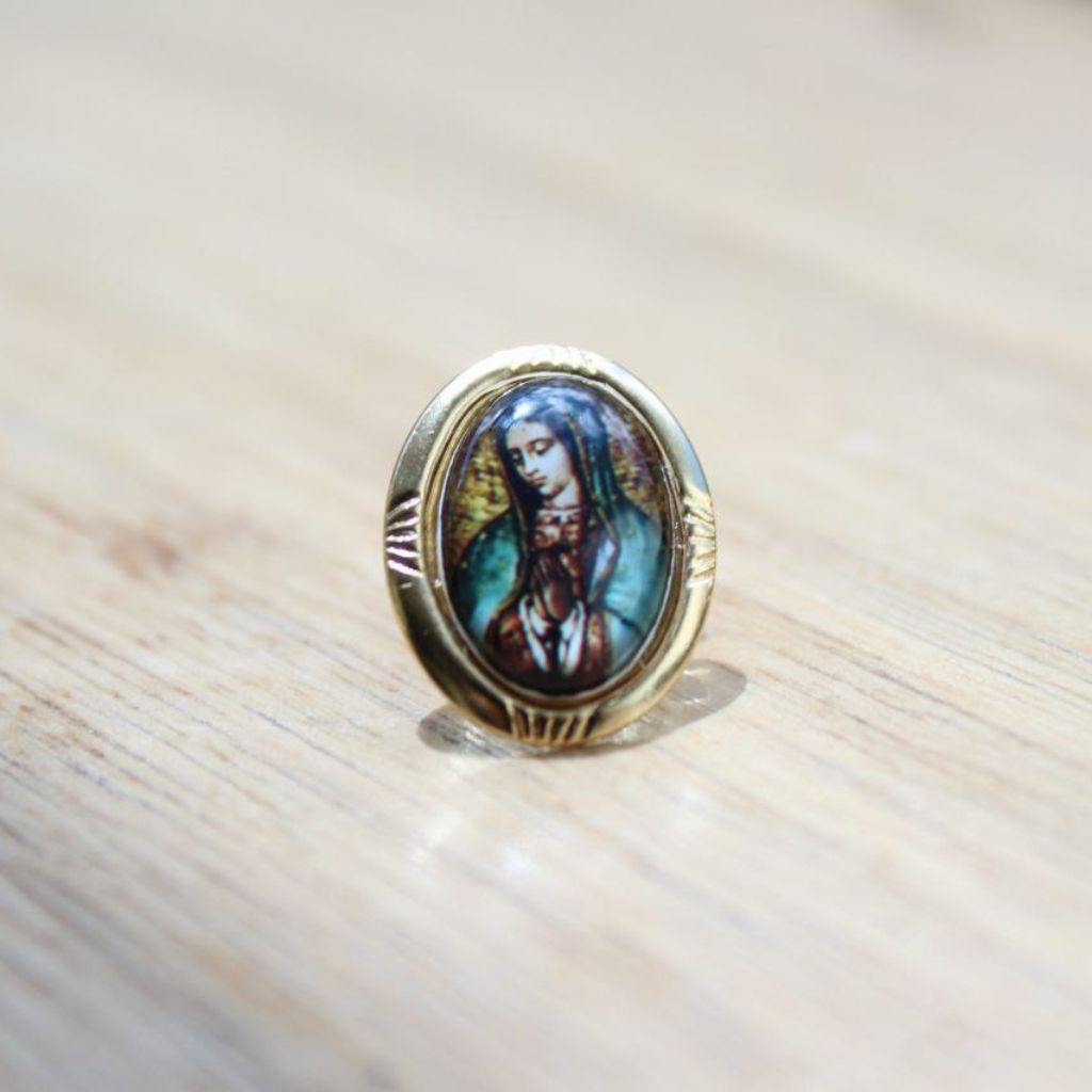Pin de la Virgen de Guadalupe en Metal
